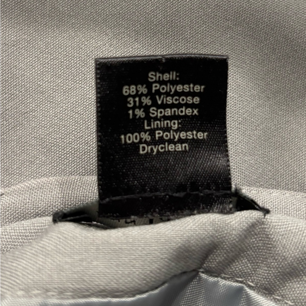 Ann Taylor Gray Pencil Skirt Size 10, Fully Lined - Picture 8 of 9